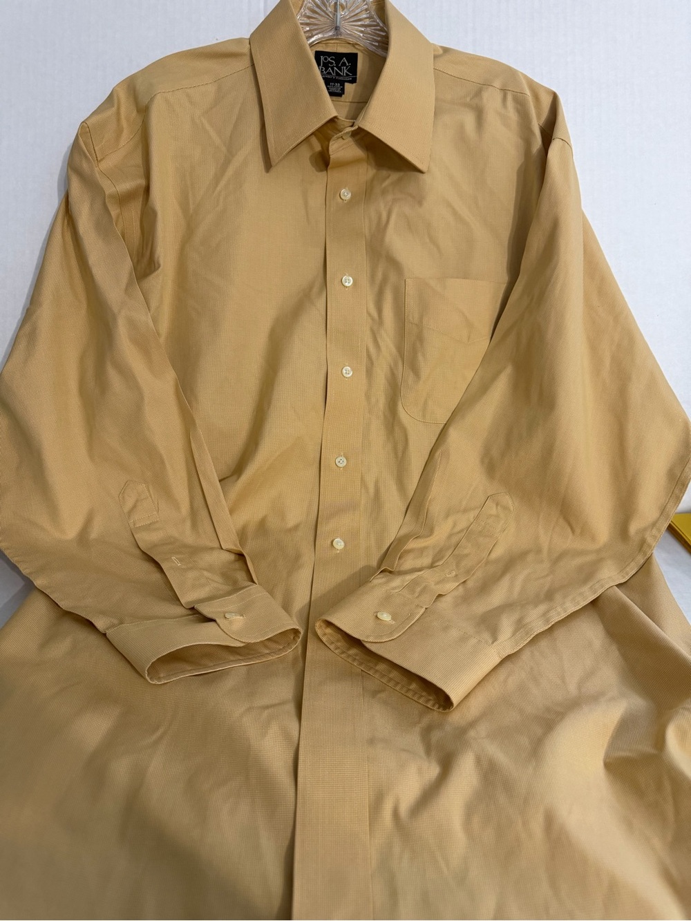 Jos. A. Bank Men's Golden Yellow Button-Down Shirt